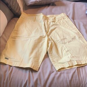 Lacoste Men's Yellow Shorts